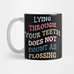 Funny Flossing Dental Hygiene Dental Assistant Dentist Oral Mug